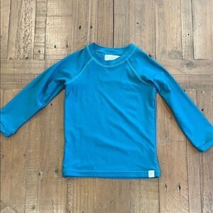 SweetHoney teal long sleeve rashguard swim top kids size 4T